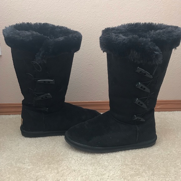 Warm Black Boots - Picture 1 of 6